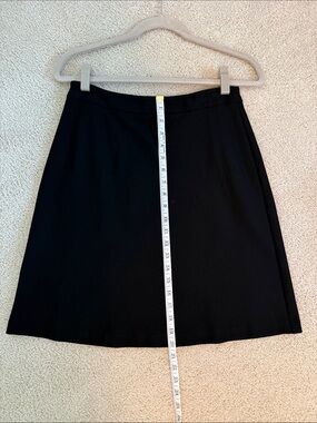 Margaret M Black A-Line Skirt